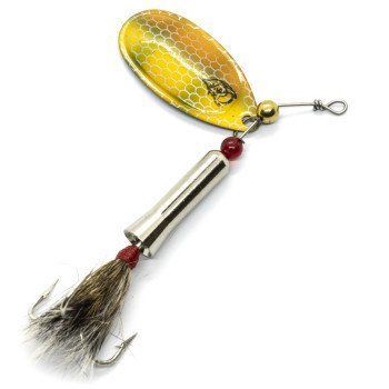 Вертушка Dardevle Notangle Spinner 21g #Orange/Green Perch Scale (4533) 4533 фото