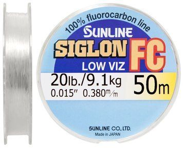 Флюорокарбон Sunline Siglon FC 50m 0.38mm 9.1kg поводковый 1658.01.44 фото