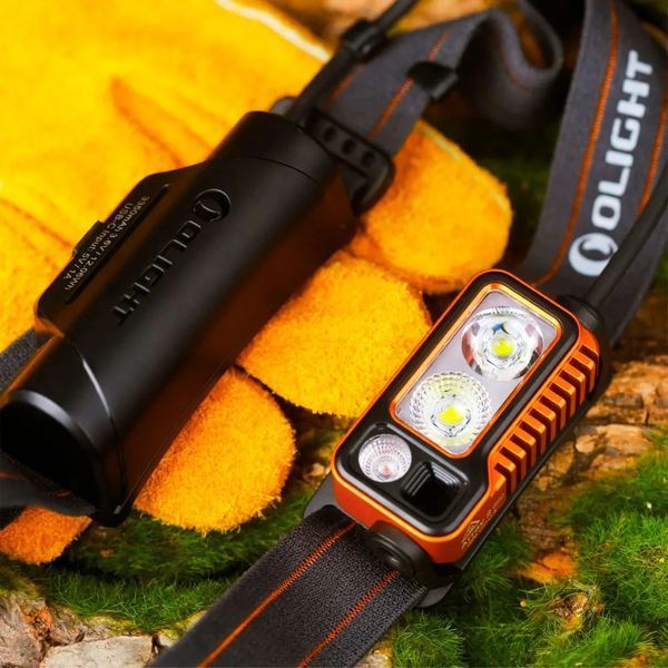 Фонарь налобный Olight Array 2 Pro. Orange 2370.42.34 фото