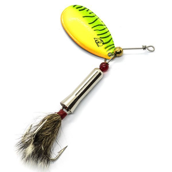 Вертушка Dardevle Notangle Spinner 21g #Orange/Green Perch Scale (4533) 4533 фото