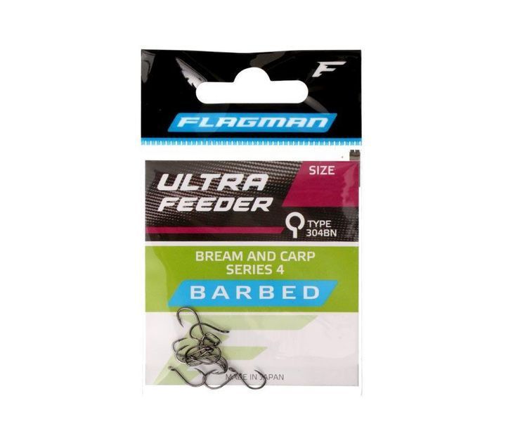 Гачки Flagman Ultra Feeder Bream And Carp Series 4 №10 304BN-10 фото