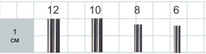 Трубка обтискна Gurza Double Brass Tube D &Oslash;: 1.5x3.1x10mm (10 шт./пач.) 6543.01.17 фото