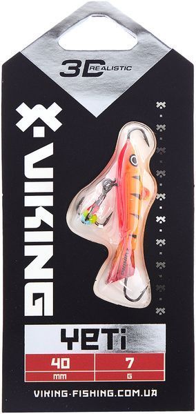 Балансир Viking Fishing Yeti Ice Jig 40mm 7.0g #15 Pink Moon 1919.02.05 фото