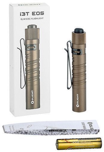 Фонарь Olight I3T EOS Desert Tan 2370.30.99 фото
