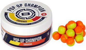Бойлы Brain Champion Pop-Up Sausage (колбаска) 06mm 34g 1858.81.23 фото