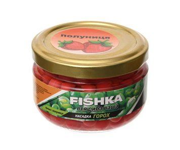 Насадка Fishka Горох 100мл клубника PS004-08 фото