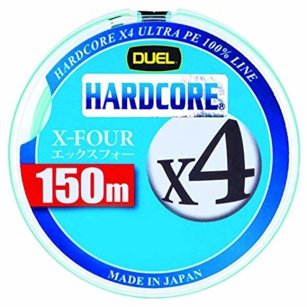 Шнур Duel Hardcore X4 150m Green 5.4kg 0.132mm #0.6 (H3273-MG) H3273-MG фото