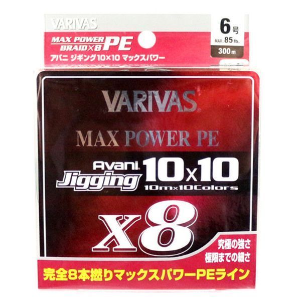 Шнур Varivas New Avani Jigging Max PE 10*10 300 m #6,0 (VA 13188) VA 13188 фото
