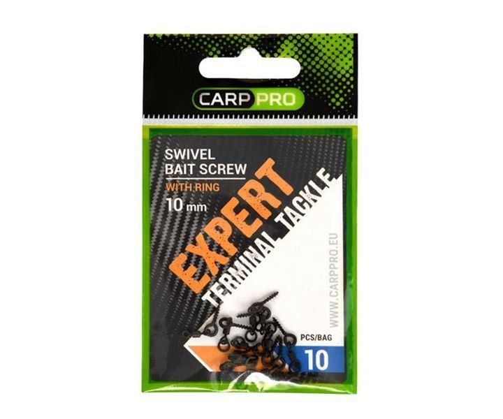 Гвинт для насадки Carp Pro з вертлюжком та кільцем 10мм 6455-010 фото