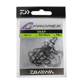 Застежка Daiwa Prorex Snap M 18kg 10pcs (15408-001) 15408-001 фото