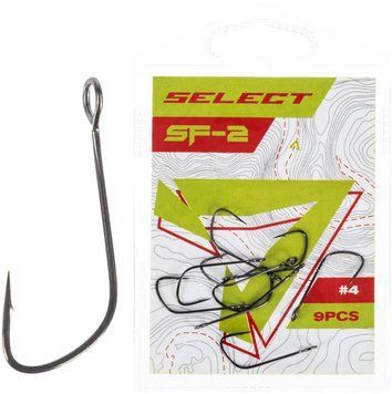 Крючок Select SF-2 Sport Finesse #4 (9 шт/уп) 1870.77.01 фото
