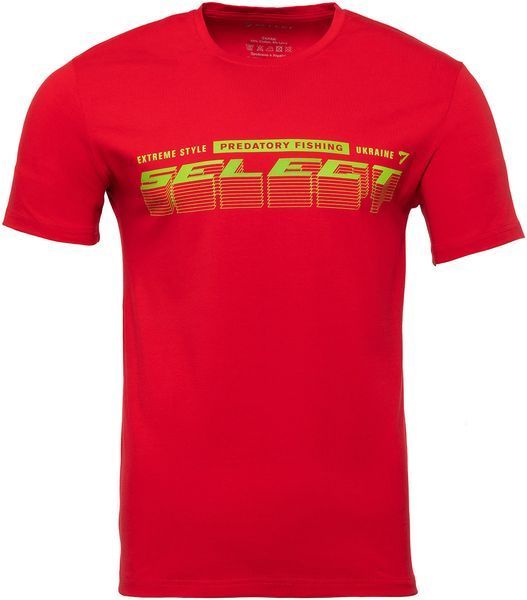 Футболка Select T-Shirt Graded Logo XXXL Red 1870.76.77 фото