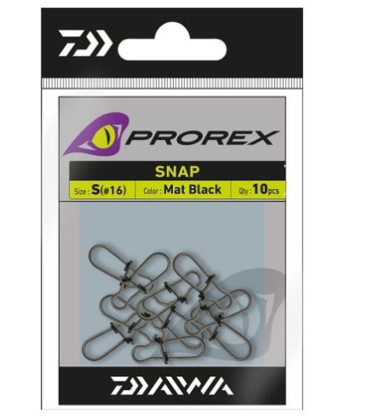 Застежка Daiwa Prorex Snap M 18kg 10pcs (15408-001) 15408-001 фото