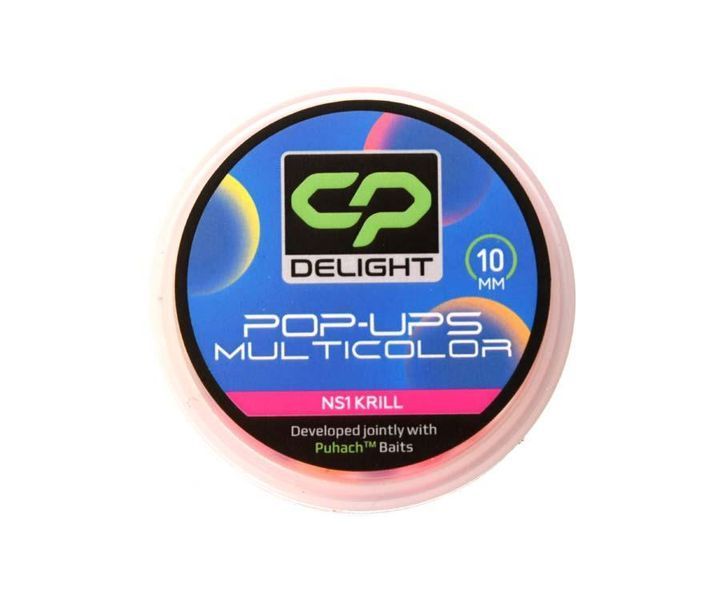 Бойлы Carp Pro Delight Multicolor Pop Ups 10мм NS1 Krill CPDMUPNS10 фото