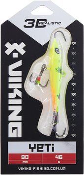 Балансир Viking Fishing Yeti Ice Jig 90mm 46.0g #5 Acid 1919.02.59 фото