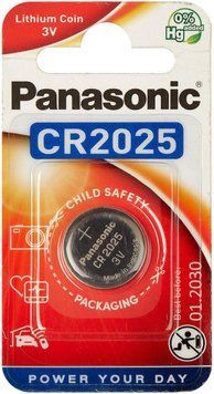 Батарея Panasonic CR 2025 BLI 1 LITHIUM 3992.00.05 фото