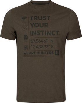 Футболка Harkila Instinct S/S XL Коричневый 1780.23.32 фото