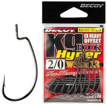 Крючок Decoy Worm13 Kg Hyper #01 (8 шт/уп) 1562.09.62 фото
