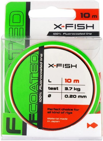 Флюорокарбон X-Fish FCoated 10m 0.20mm 3.7kg 1917.01.24 фото