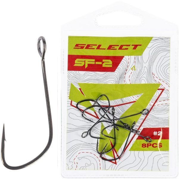 Крючок Select SF-2 Sport Finesse #2 (8 шт/уп) 1870.77.02 фото
