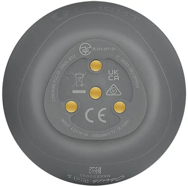 Фонарь Olight Obulb Pro S. Grey 2370.42.41 фото