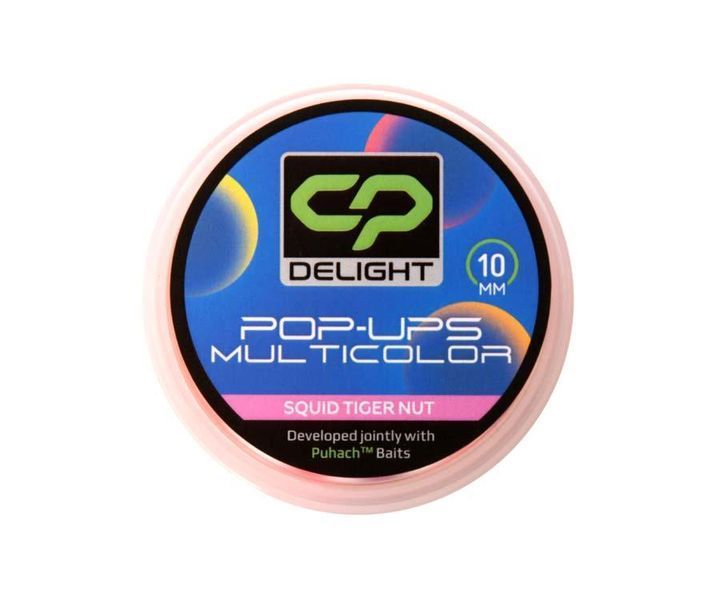 Бойлы Carp Pro Delight Multicolor Pop Ups 10мм Squid Tiger Nut CPDMUPTI10 фото